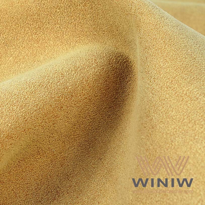 Water-Based Microfiber Faux Suede Leather Fabric