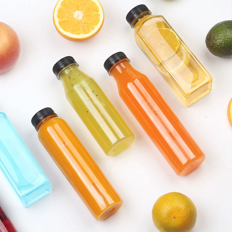 round pet juice bottle