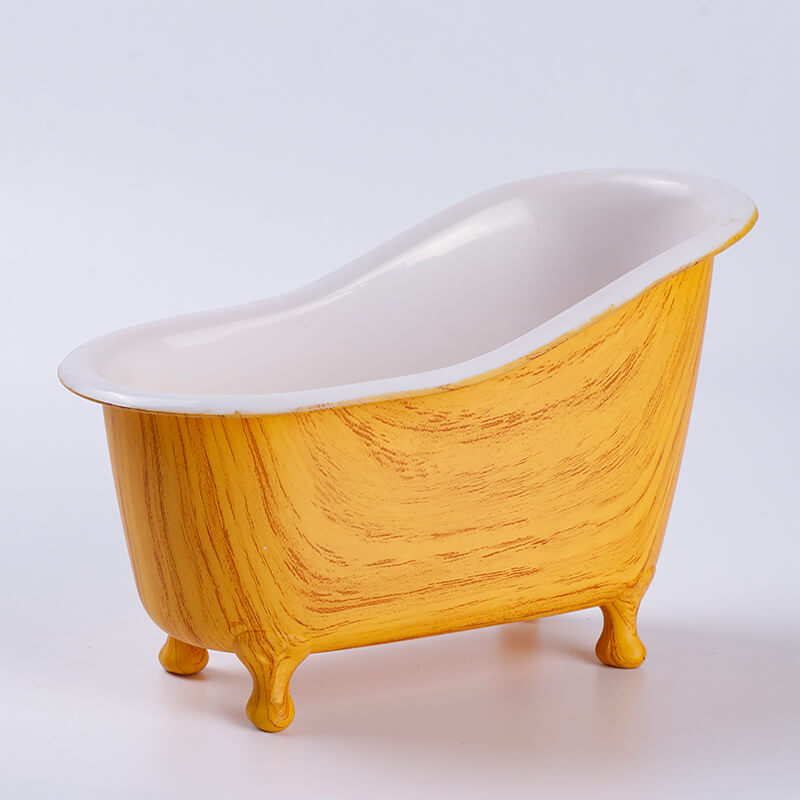 Inferior Smooth Green Mini Plastic Bathtub