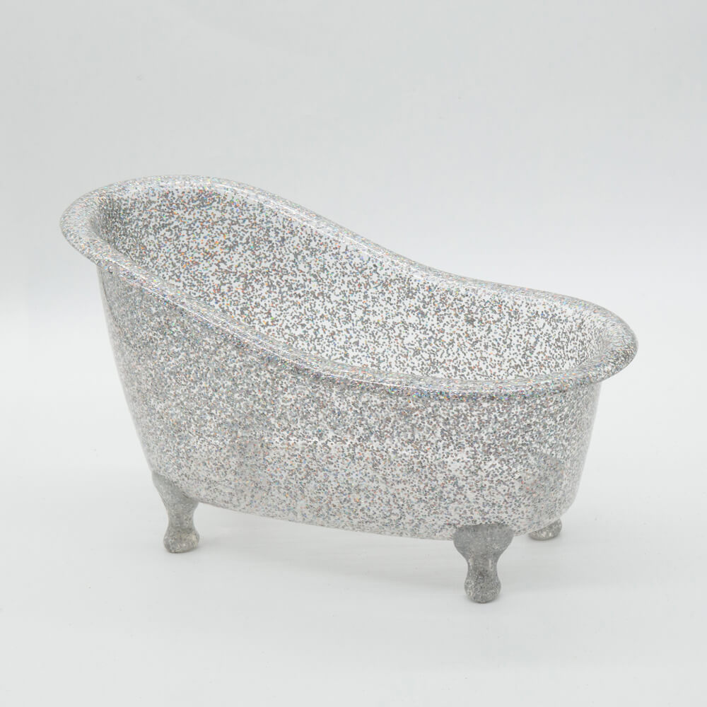 mini clear bathtub