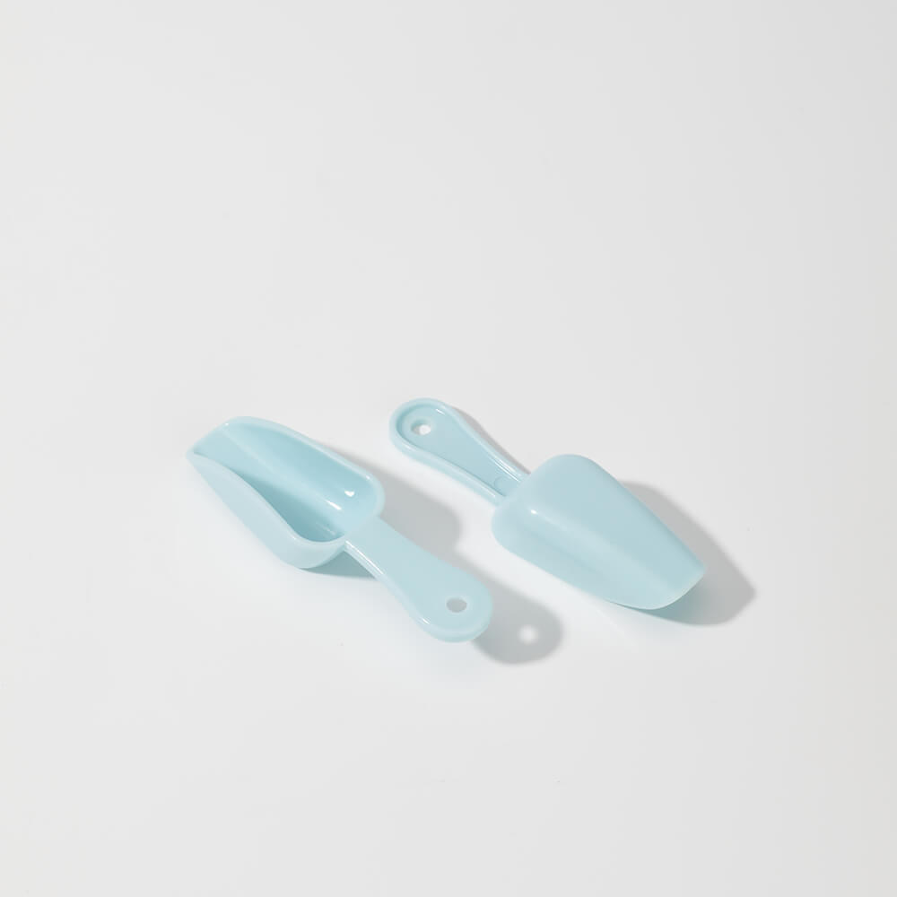 blue mini plastic spoon