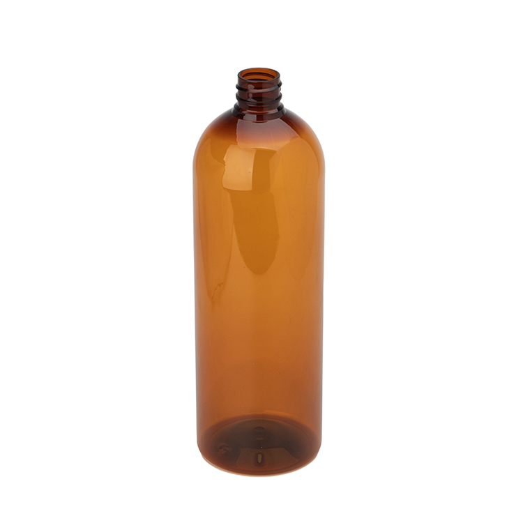 boston round plastic bottle