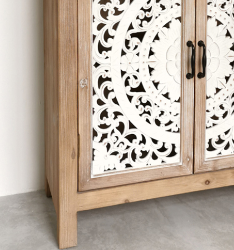 wooden storage cabinet
