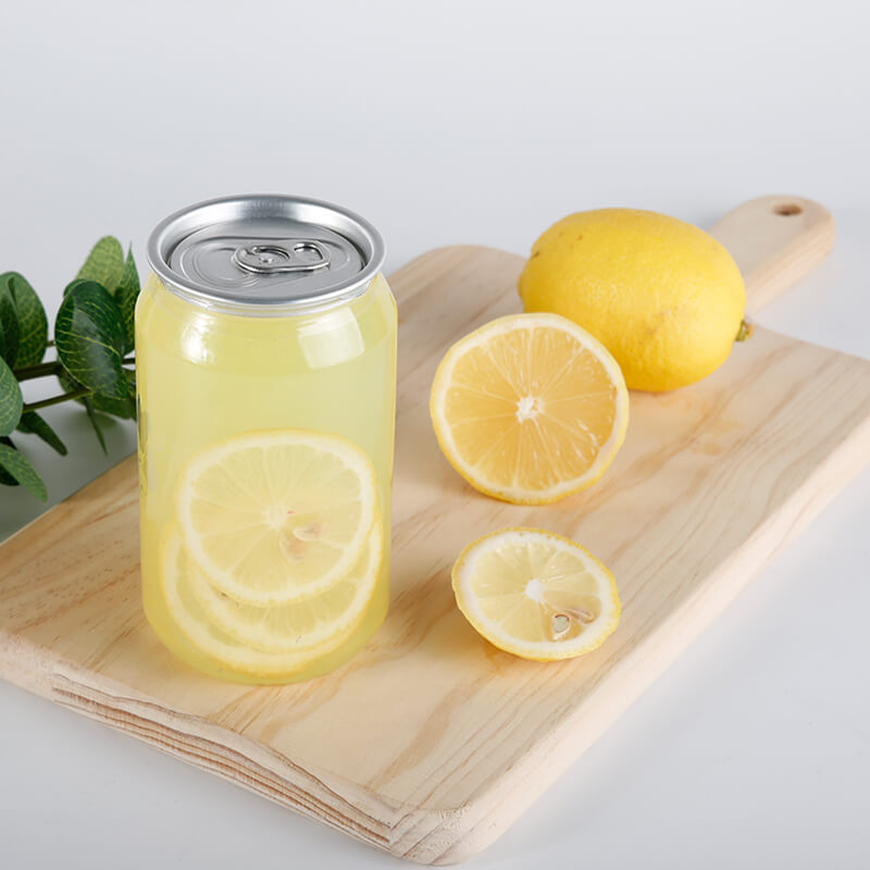 clear plastic soda can