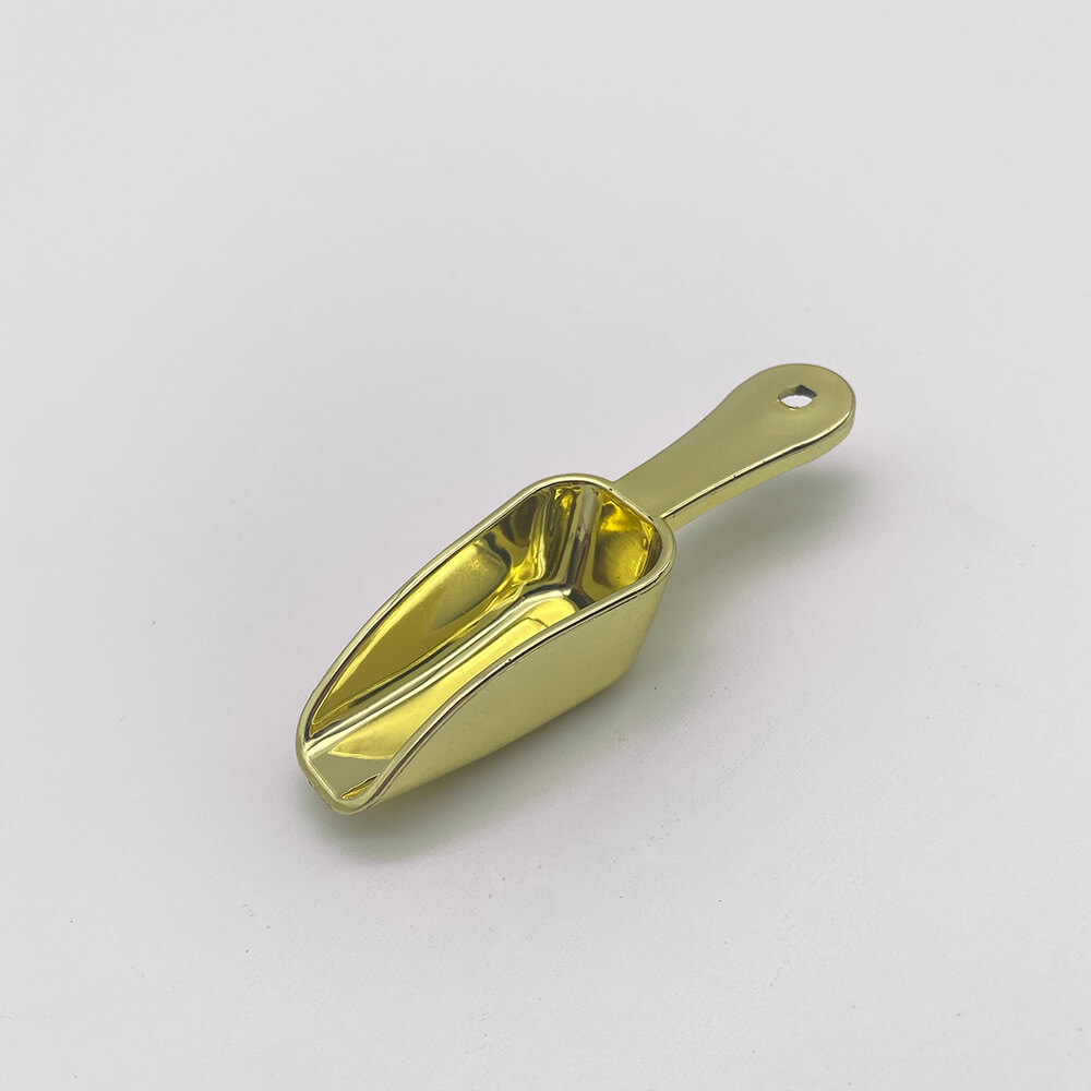 bath salt scoop gold