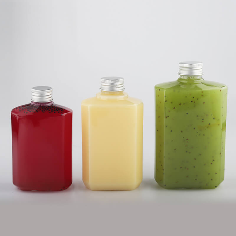 Octagonal PET Flat Drink Bottle
