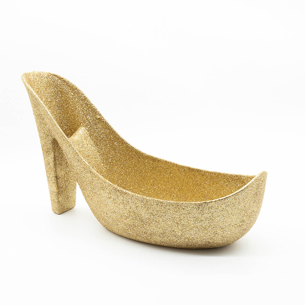 Electroplating Pink Plastic Shoe Shape Mini Bathtubs