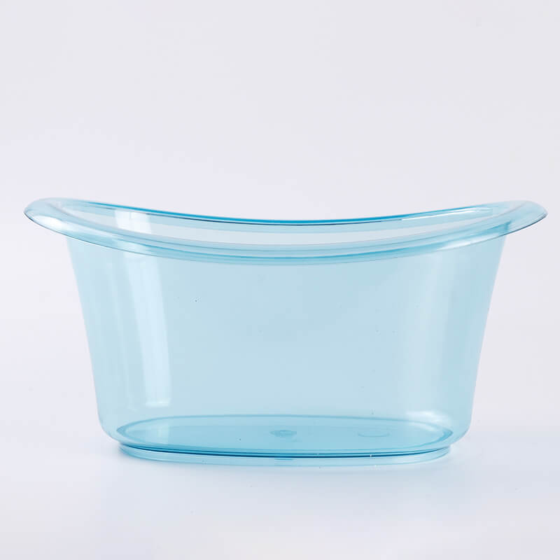 mini bathtub clear blue
