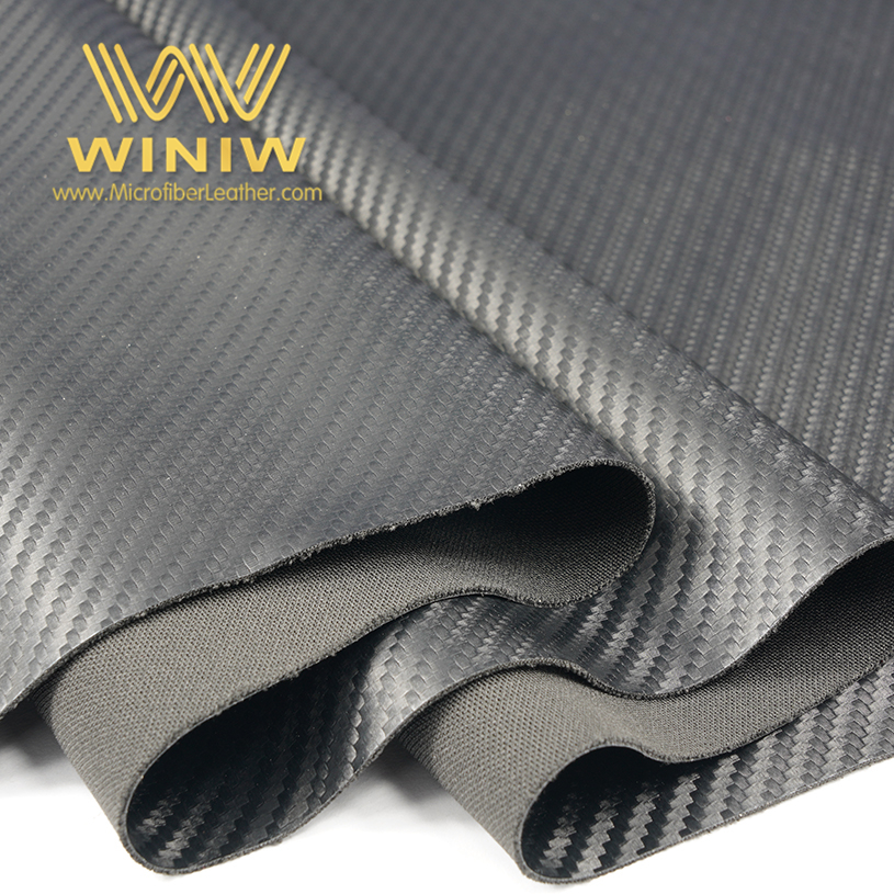 Carbon Fiber Automotive Upholstery Leather Fabric Carbon Fiber Automotive Upholstery Leather Fabric