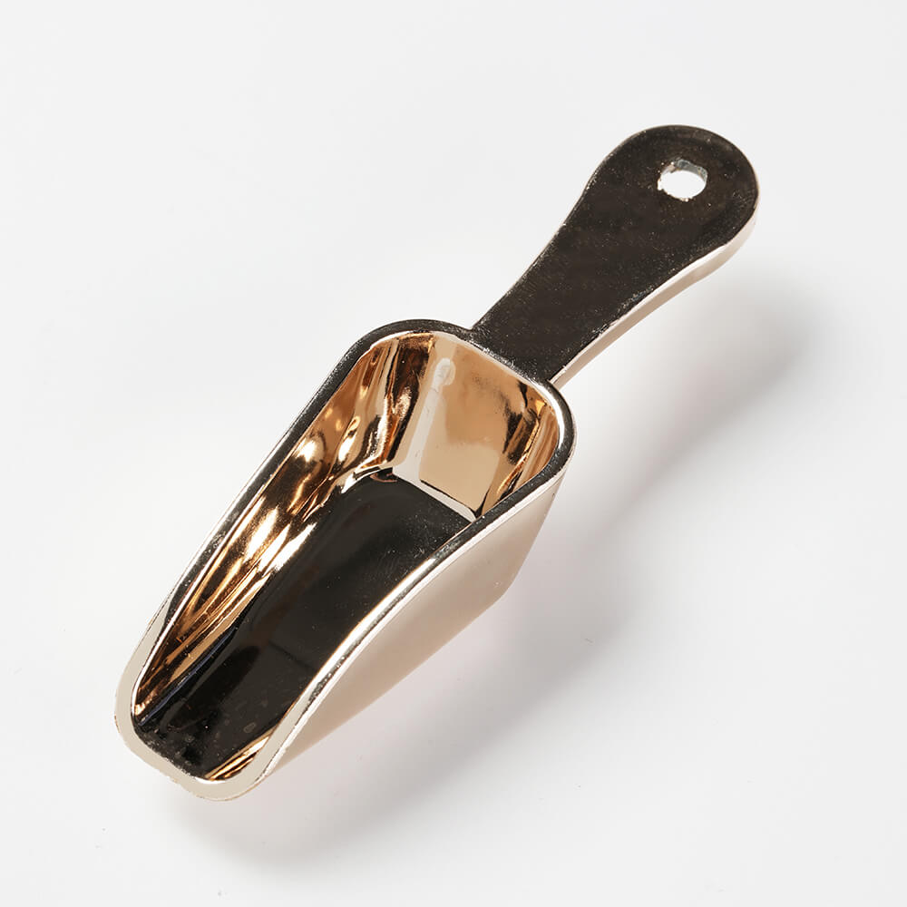 champagne mini plastic spoon