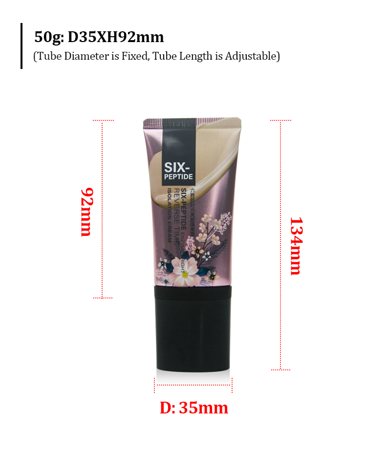 Custom Cream Aluminum Tube Custom Cream Aluminum Tube