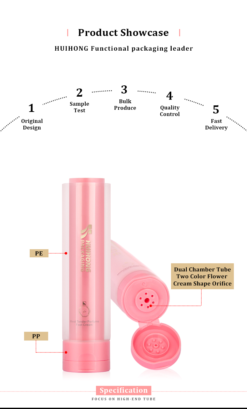 Hand Cream Tube Dual Chamber Tube