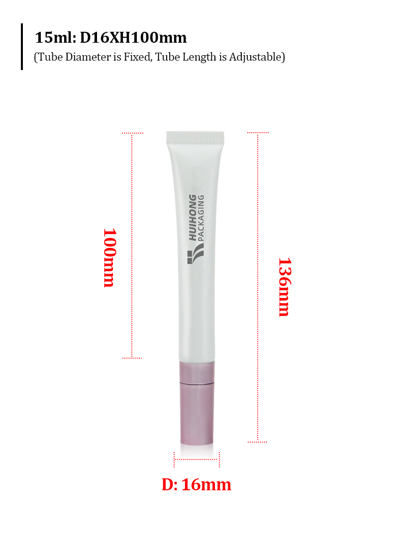 Massage Tubes With Zinc Alloy Head Massage Tubes With Zinc Alloy Head