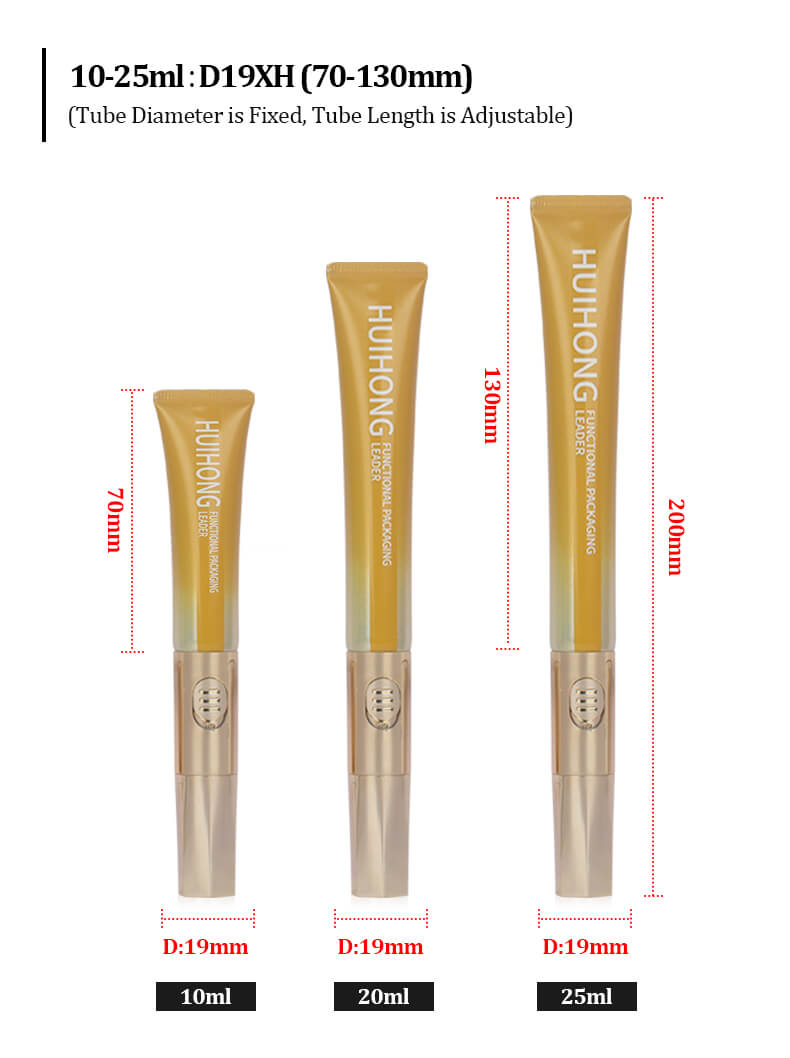 ABL Zinc Alloy Massage Tube Ceramic Massage Eye Cream Tube