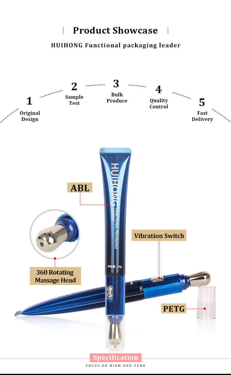 Blue Cosmetic Tube Aluminum Plastic Tube