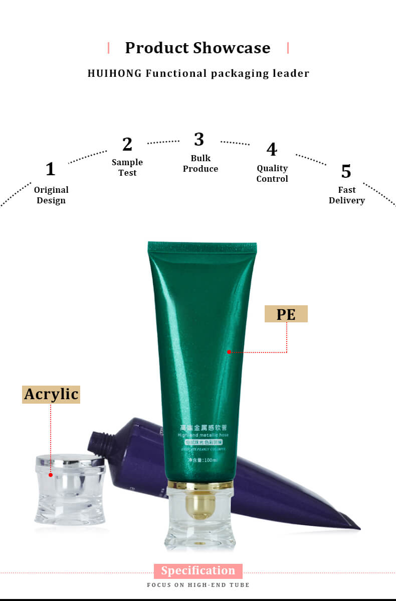 Airless Tube With Acrylic Lid Airless Tube With Acrylic Lid