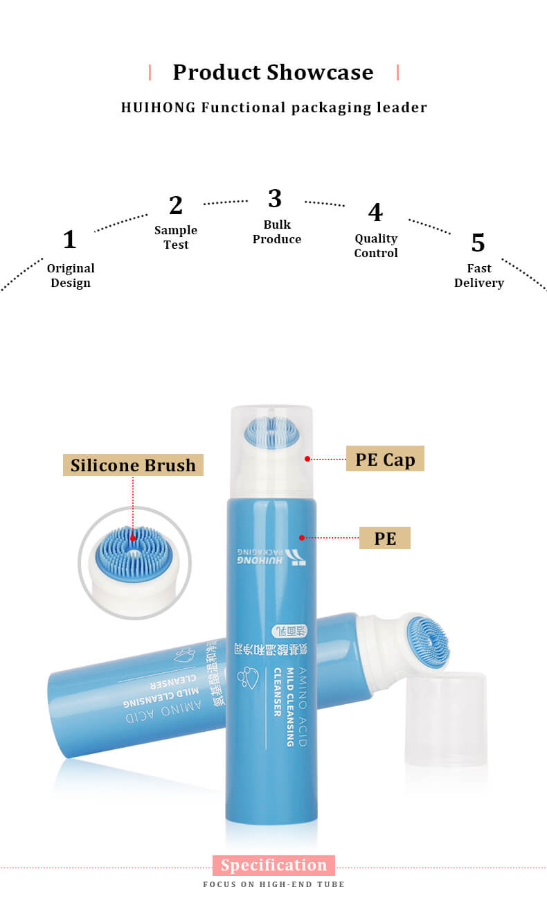 Face Wash Tube Scalp Massage Tube