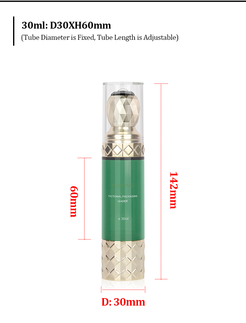 360 Rotating Applicator Bottle Cosmetic Roller Massage Bottle