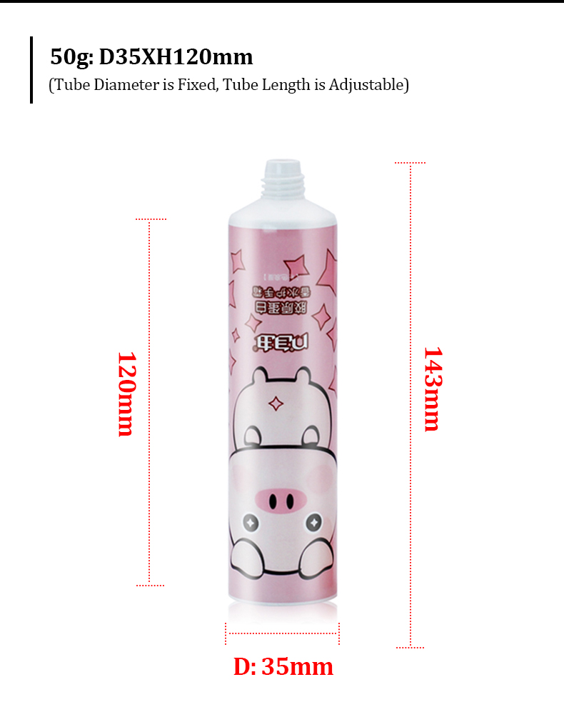 Sugarcane Tube Custom Hand Cream Tube