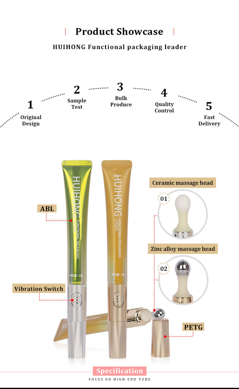 Eye Cream Laminated Tubes Aluminum Cosmetic Eye Cream Tubes