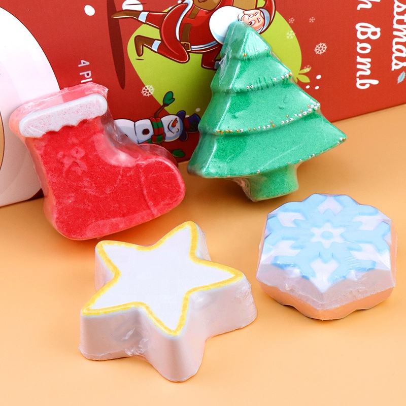 christmas bath bomb