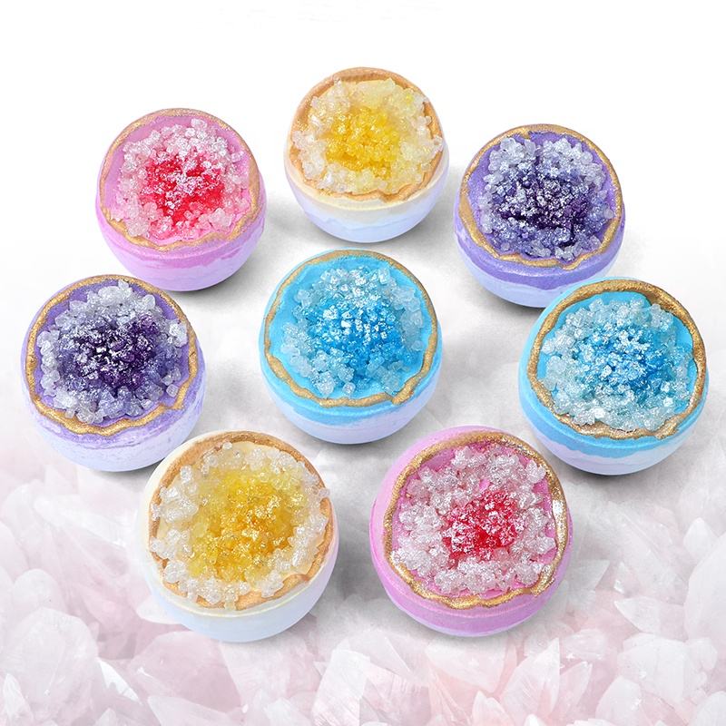 crystal bath bomb