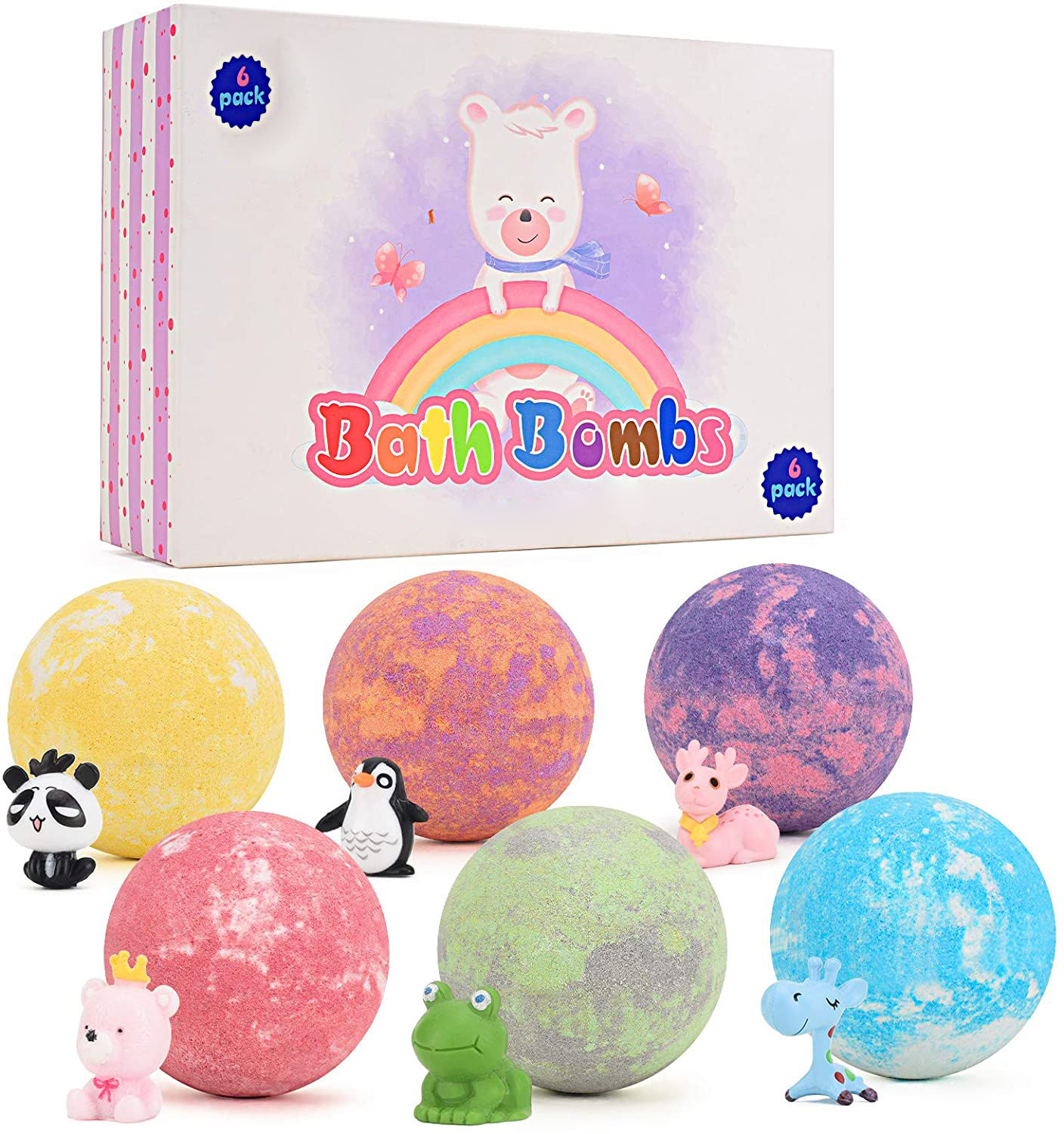 children's bath bomb with toy inside