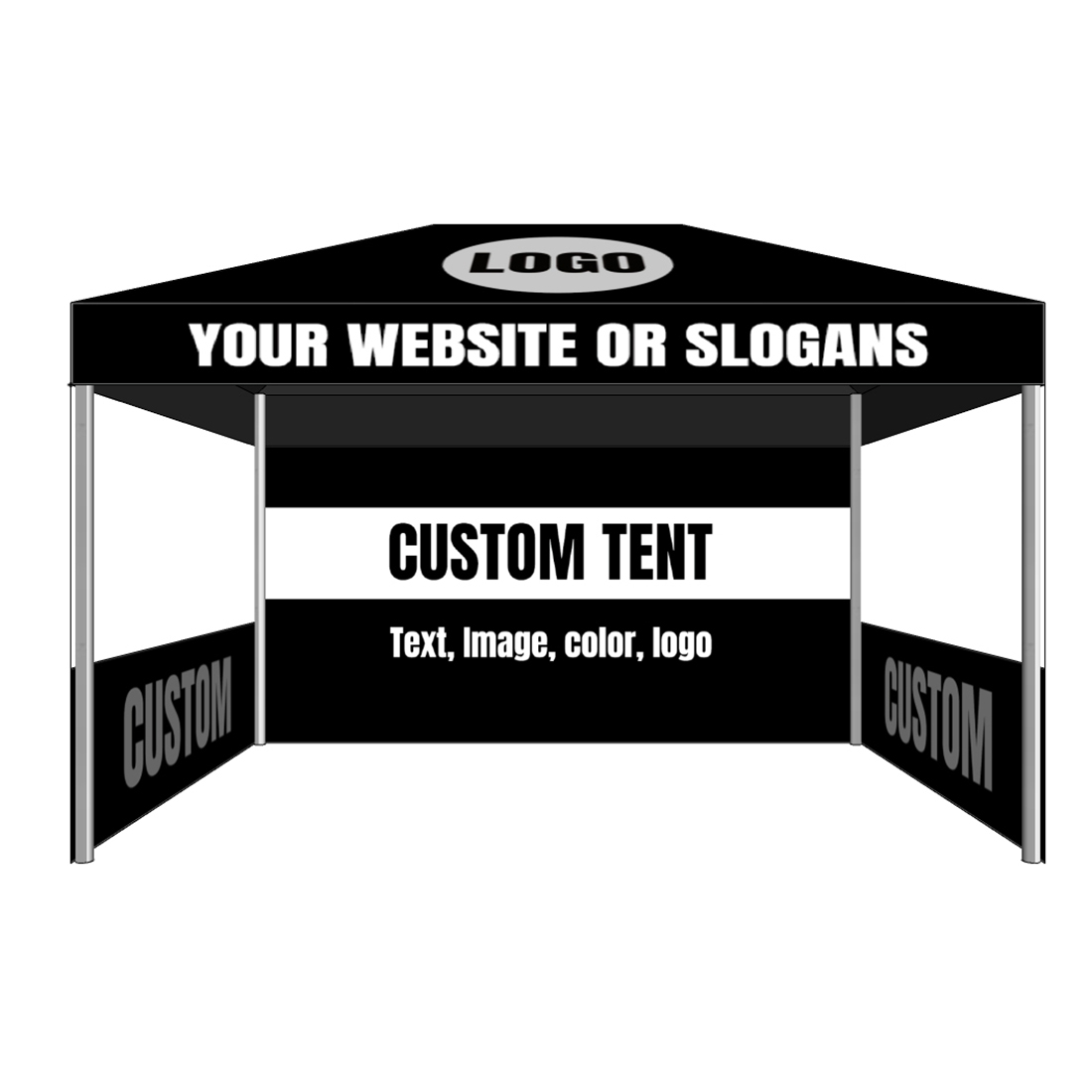 10x15 custom canopy tent