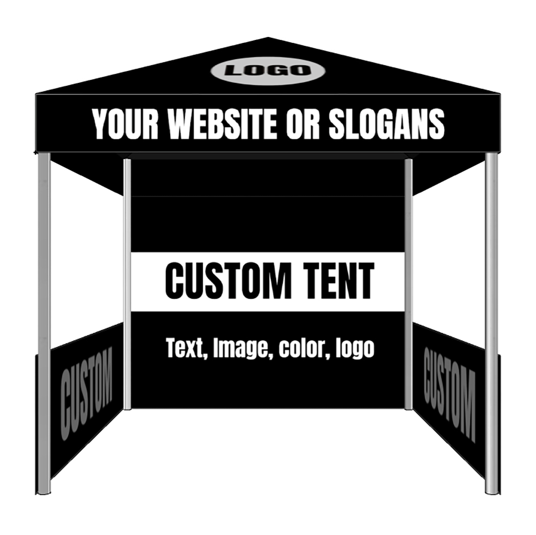 custom canopy tent