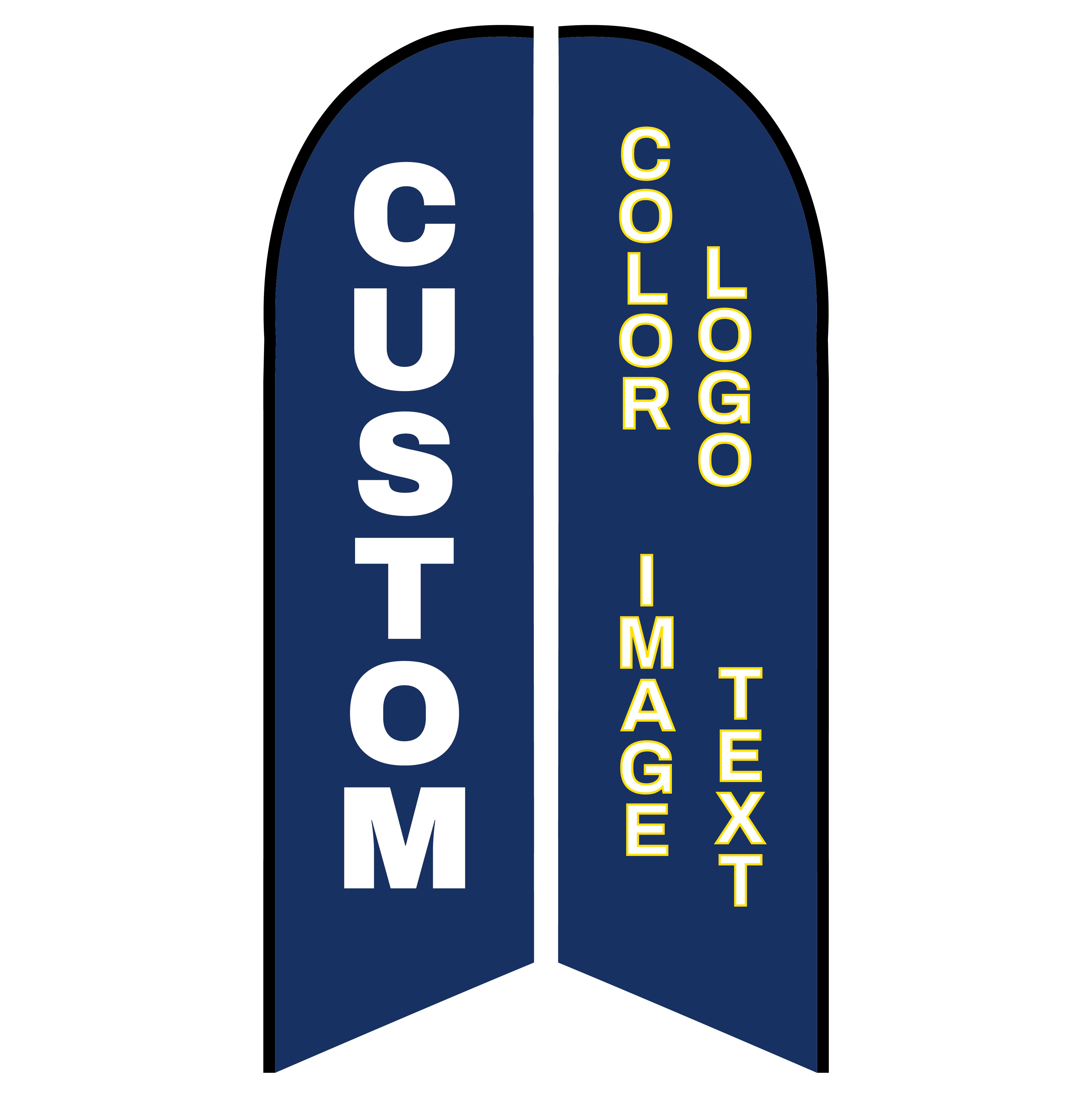 Aluminum Fiberglass Feather Banner
