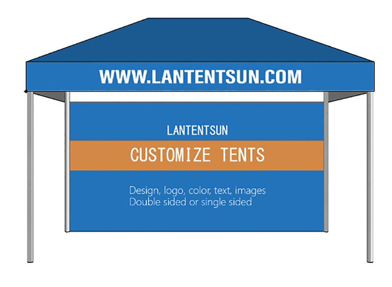 10x15 custom folding tent