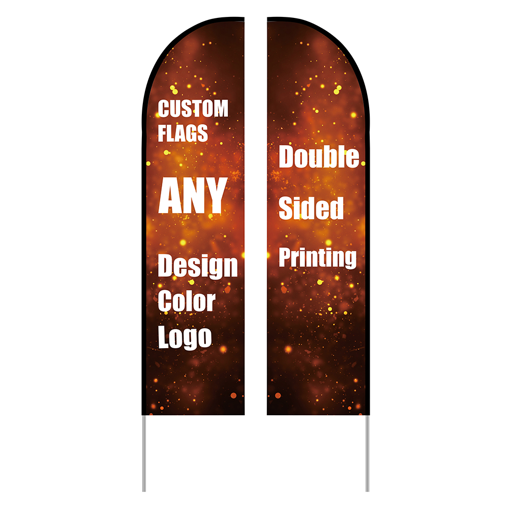 custom feather flags