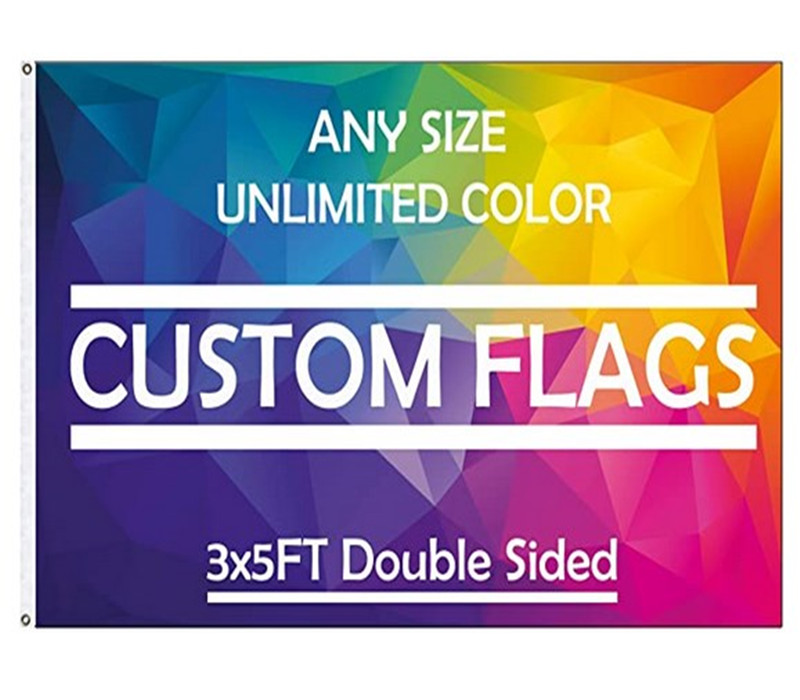 3x5 Double Sided Custom Flag