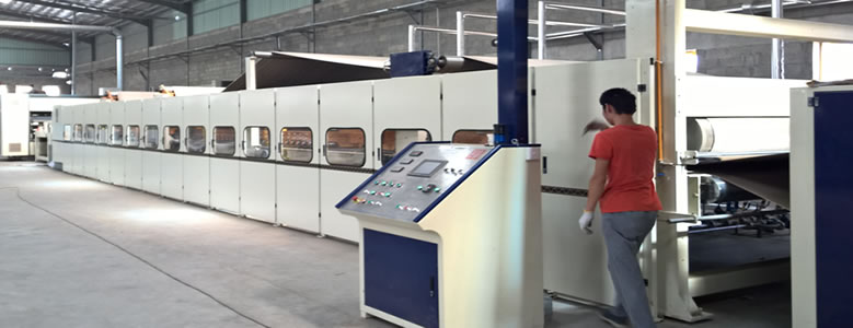automatic corrugated cardboard production line Saudi corrugated line