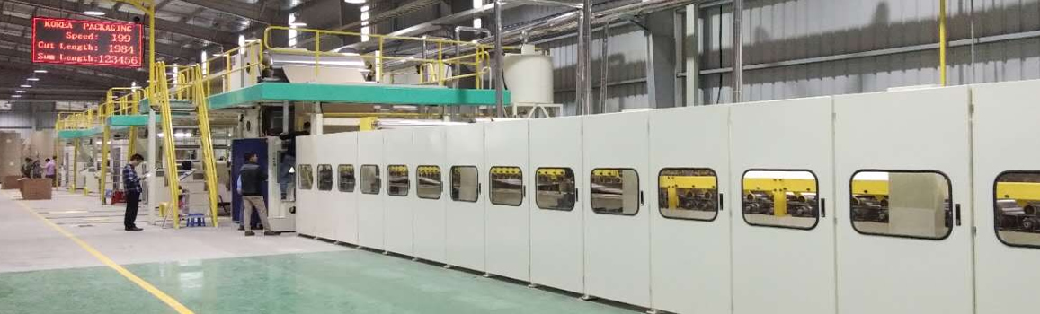 High efficienfy Double facer Economic line double facer
