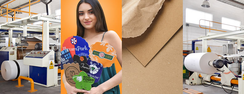 Flower 2ply corrugated package 2ply corrugated cardboard with color code tracking system