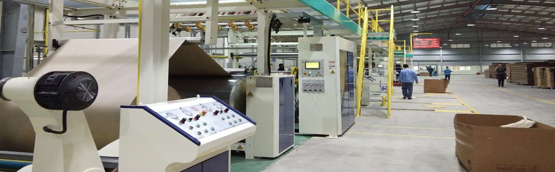 Economic corugated line in Korea Economic corrugated line wet end