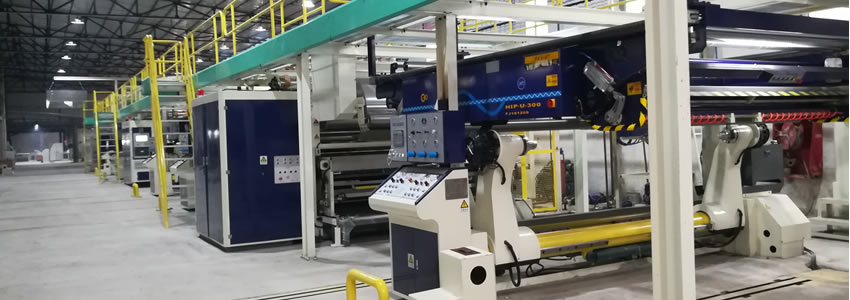 Automatic 5ply corrugated machine Full line with automatic corrugated function