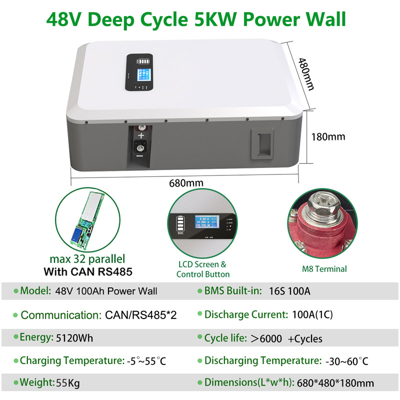 powerwall solar battery 48v