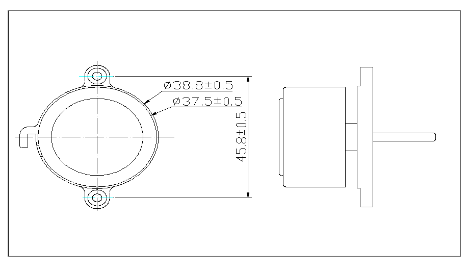 dualball bearing brushless dc motor