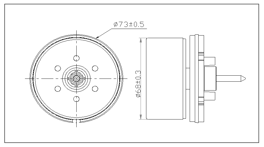 powerful dc motor with ball bearing