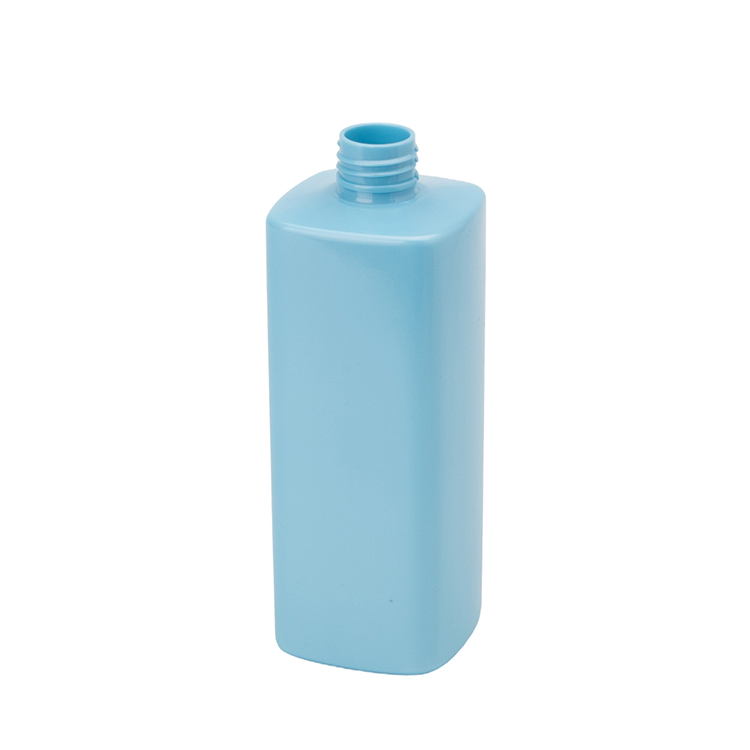 blue plastic bottles