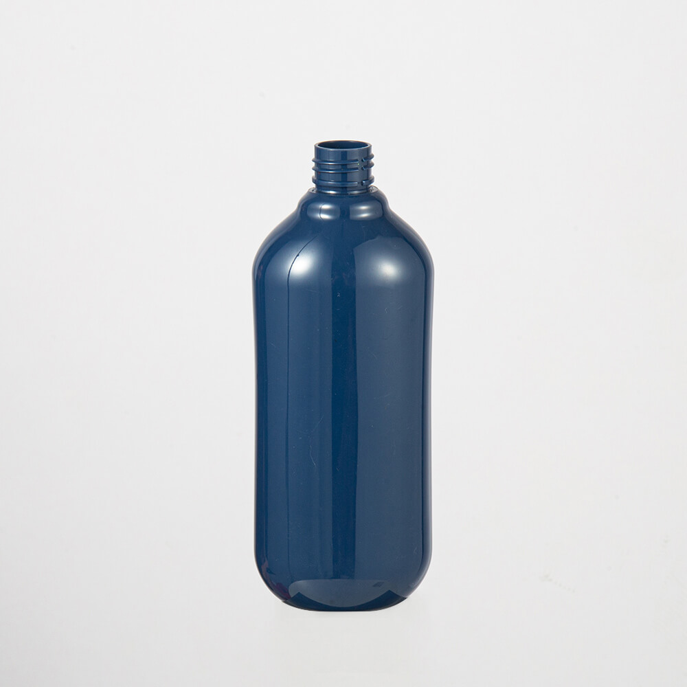 flat blue pet bottle bulk