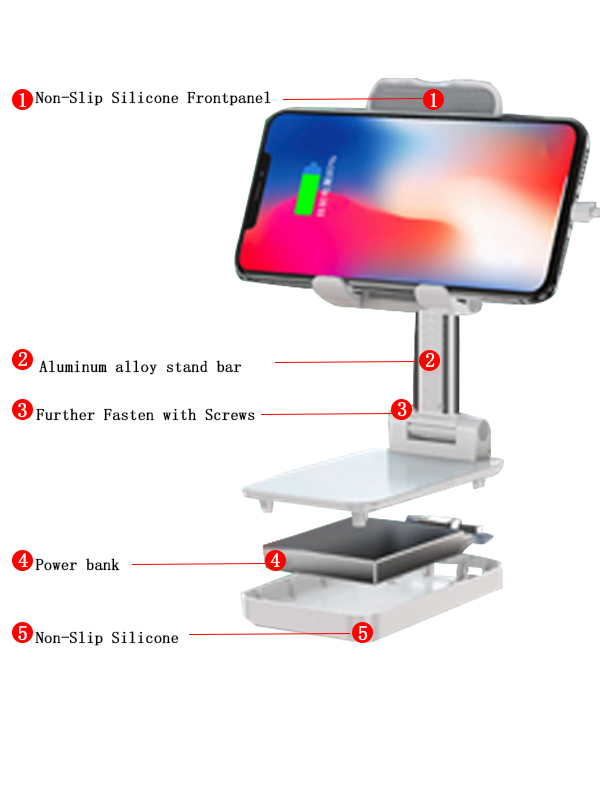 Source of Phone stand with power bank function