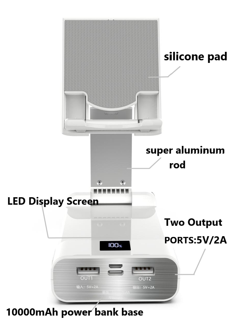 wholesale 10000 mAh Foldable Charging Stand