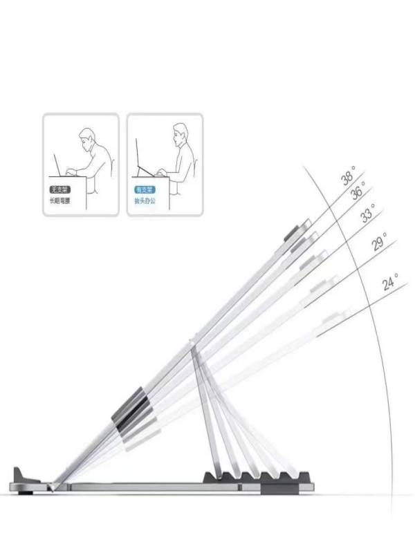 laptop metal portable holder for desk