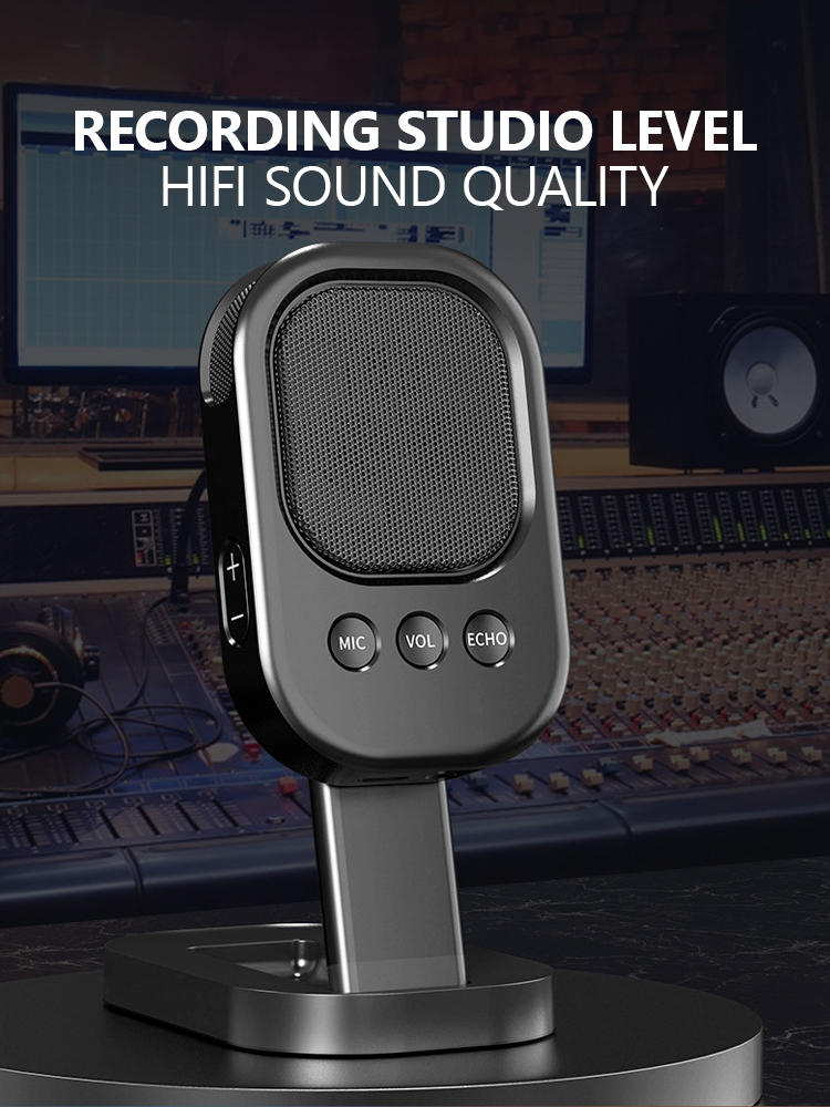 USB condenser mic for live streaming and record