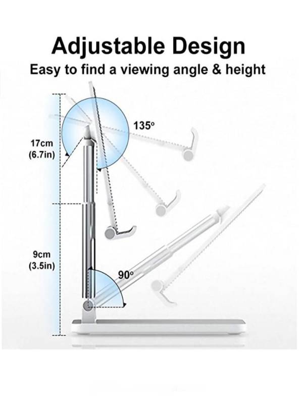 desktop phone holder double tube phone holder