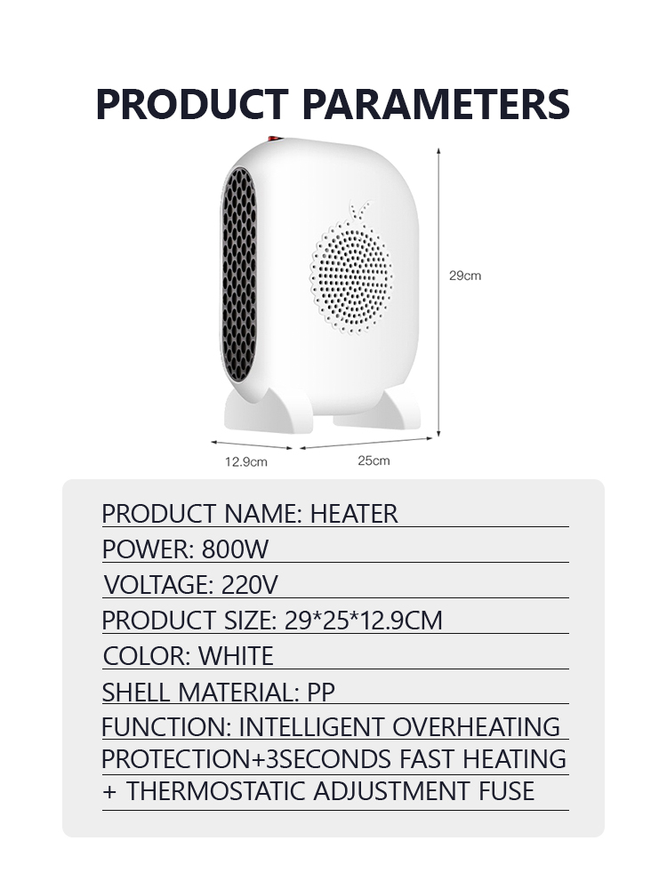 electric fan heater factory OEM