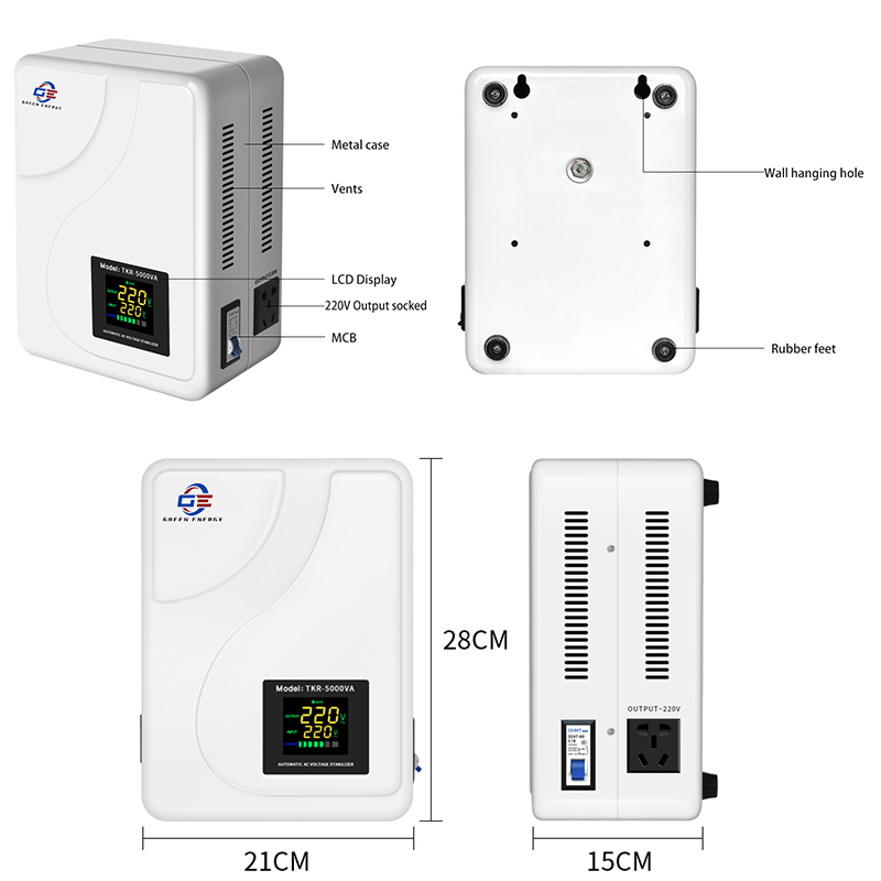 Single Phase Electronic Voltage Regulator